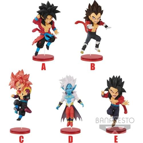 8cm BANDAI WORLD FIGURE COLOSSEUM Super Saiyan Son Goku Vegeta IV Anime characters Action PVC Collection Model Toy Anime Figure