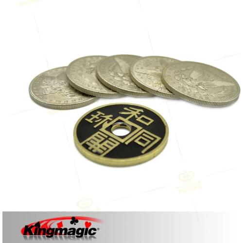 SICK by Ponta The Smith DVD & 6 Coins Ancient Coins Magic Props Magic Tricks