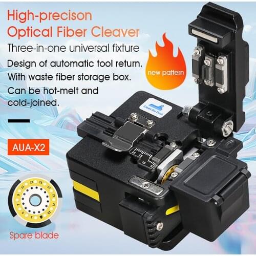 2021 New FTTH High Precision Cutting Ttool AUA-S2/X2 Optical Fiber Cleaver Cable Cutting Knife Fiber Cleaver
