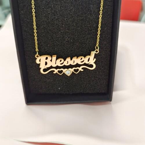 Custom Name Necklaces for Women Letter Necklaces Personalized Birthstone Necklace Chain Heart with Name Necklace Gifts Jewelry