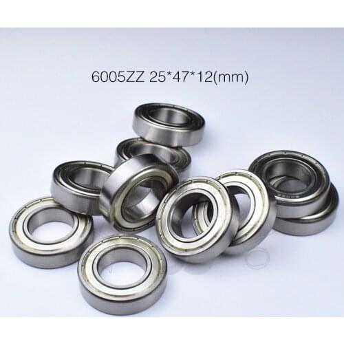6005zz 25*47*12(mm) 1Pieces free shipping bearing ABEC-5 6005 6005zz metal sealed chrome steel deep groove bearing