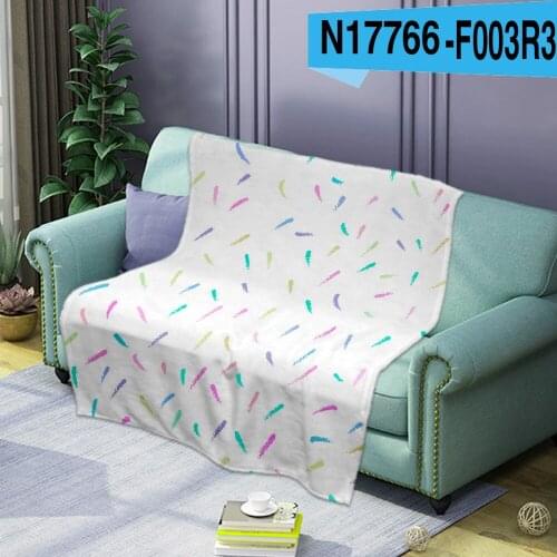 Lovely Color Ring Geometric Graphic Printing Quality Blanket Soft Comfortable 3D Printing Bed Sofa Home Textile Blankets