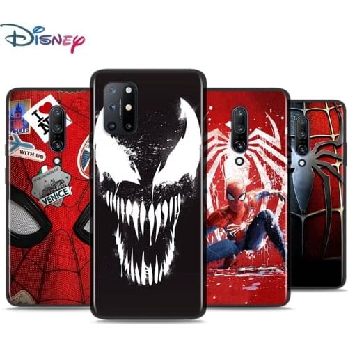 Silicone Cover Marvel Venom Spiderman For OnePlus Nord N10 N100 8T 7T 6T 5T 8 7 6 Pro Plus Phone Case Shell Coque
