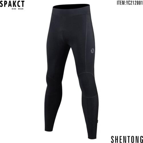 SPAKCT Autumn Cycling Pants With Belgium Imported Pad Cycling Tights MTB Bike Pants Reflective Downhill Cycling Trouser Couple