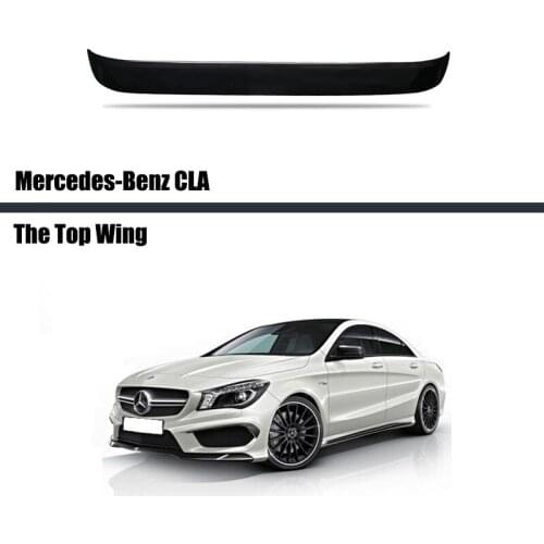 For Mercedes-Benz CLA W117 CLA180 CLA200 W117 Roof Spoiler Spoiler ABS Plastic Material Car Rear Wing Color Spoiler