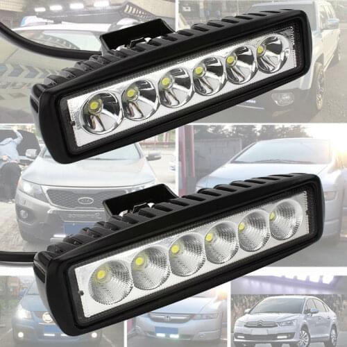18w LED Work Light Flood Beam Spot Lamp Driving Light Fire Engine Police & Rescue Vehicle Military Vehicle Camping Fog Lamp Bulb