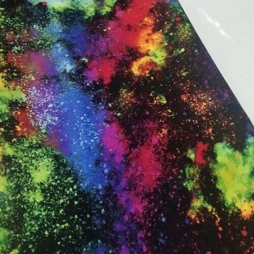 Viaphil 100% Cotton Fabric Brand New Rainbow Illusory Clolor Printed Sewing Cloth Dress Clothing Textile Tissue