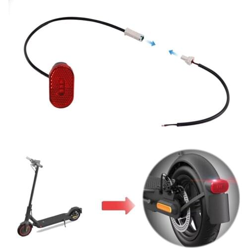 For Xiaomi M365/Pro/1S/Pro2 Rear Electric Scooter Tail Lamp Stoplight Brake Lights Tail light Cable Replacement Accessories