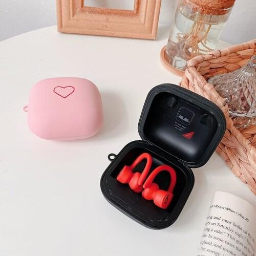 Hard PC Earphone Case For Beats Powerbeats Pro Cute Love Heart Bluetooth Headset Protecte Charging Case For Powerbeats Pro