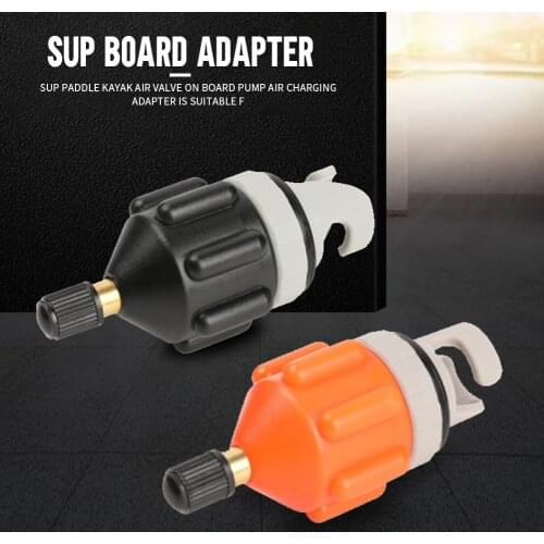 1pc/2pc Durable Air Valve Adaptor Wear-resistant Rowing Boat Air Valve Adaptor Nylon Kayak Inflatable Pump Adapter for SUP Board