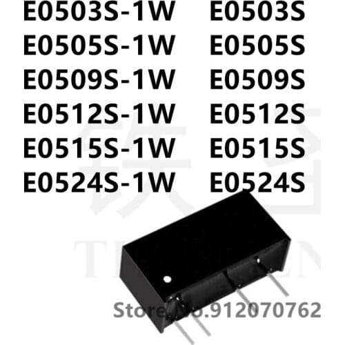 1PCS/LOT E0503S-1W E0503S E0505S-1W E0505S E0509S-1W E0509S E0512S-1W E0512S E0515S-1W E0515S E0524S-1W E0524S Power module