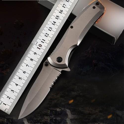 342 Large/Small Outdoor Tactical High Hardness Knife Survival Self-Defense Tool Outdoor Pocket Knife Folding Knife