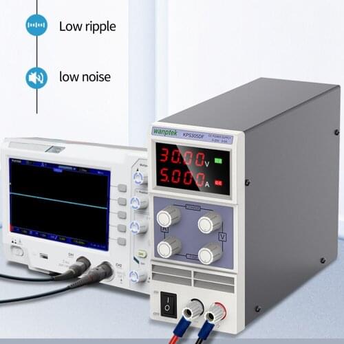 4 Pcs wanptek KPS305DF 0-30V/0-5A 110V-230V 0.1V/0.001A EU LED Digital Adjustable Switch DC Power Supply mA display