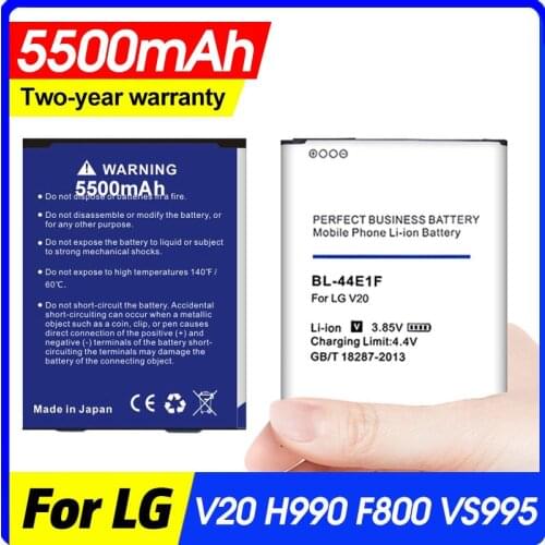 5300mAh BL-44E1F For LG V20 Battery H915 H910 H990N US996 F800L Cell phone Batteries bl 44e1f Upgrade bateria v20