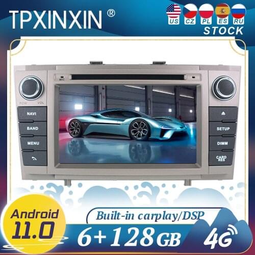 Carplay For Toyota Avensis T27 2009-2015 Android11 Car Radio Player GPS Navigation Head Unit Multimedia Stereo WIFI DSP BT