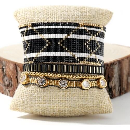 Rttooas Geometry MIYUKI Bracelets Set Women Pulseras Mujer Moda 2020 Handmade Loom Bead Bracelet Fashion Female Jewelry