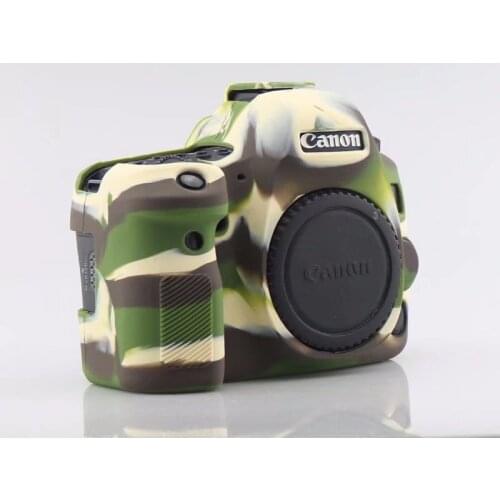 6D2 Camera Bag Soft Silicone Case Camera Protective Body Bag For canon 6DII 6D Mark II Battery Openning Black red yellow