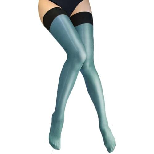 15D wide rib top cuff sexy vintage nylon stockings see through thigh high stocking for sexy lingerie elastic medias