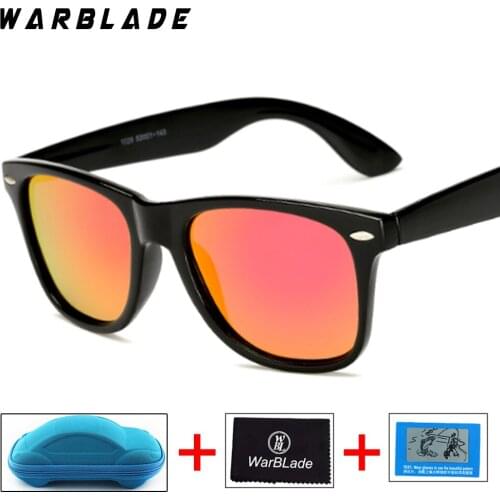 2018 Sunglasses Men Polarized Sunglasses Men Driving Mirror Coating Points Black Frame Eyewear Male Sun Glasses UV400 with box