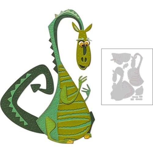 2021 New Retro Animal Dinosaur Metal Cutting Dies For DIY Craft Embossing Making Scrapbooking Greeting Card Album No Stamps Sets