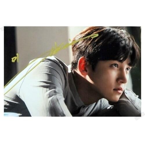 Signed Ji Chang Wook autographed original photo 6 inches free shipping 082017F
