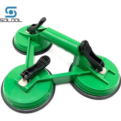 ABS Plastic Vacuum Suction Cup Triple Glass Suction Cup Lifter 100kg Capacity Tile Glass Hand Lifting Tool