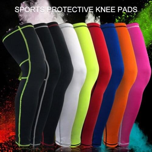 Sports Knee Protectors Basketball Volleyball Football Running Breathable Long Knee Leg warmers Calf Sleeve