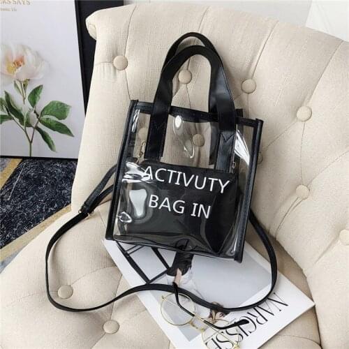 Bags for Women 2021 Transparent Shoulder Shopping Casual Tote Female Handbag for A Certain Number of Dropshipping