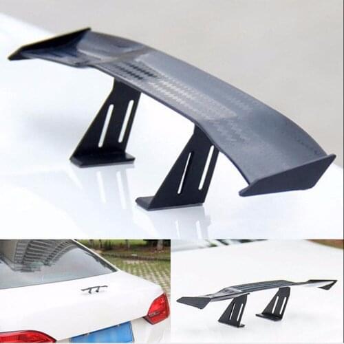 Universal Car Tail Wing GT Carbon Spoiler Mini Auto Fiber Decoration Interior Ornaments