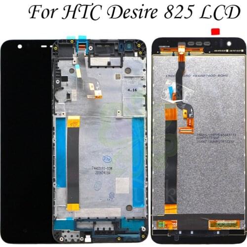5.5" For HTC Desire 825/ 10 Lifestyle LCD Display Touch Screen Digitizer Assembly With Frame For HTC 825 LCD free shipping