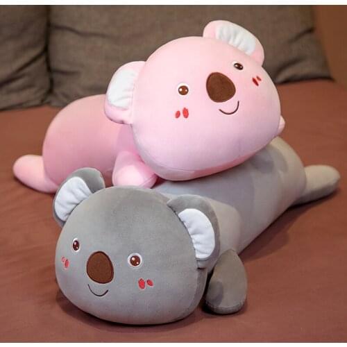 1pc 80/100CM Cute Koala Plush Pillow Stuffed Cartoon Animal Doll Sofa Room Cushion Birthday Xmas Gift For Children Baby Girl