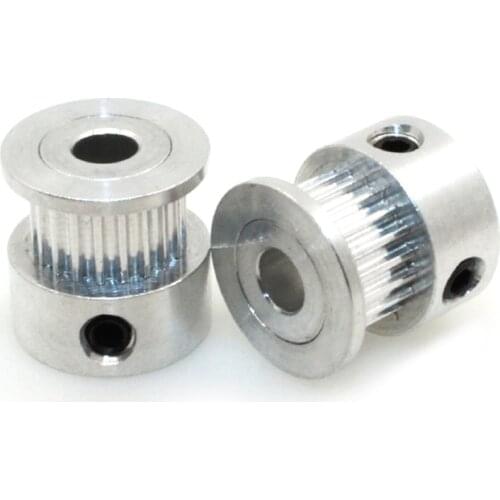 3D Printer Parts Accessory GT2 20Teeth 20 Teeth Bore 5mm/8mm Timing Alumium Pulley Fit for GT2-6mm Open Timing Belt