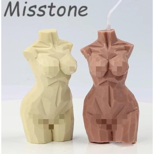 3D DIY Human Body Silicone Candle Mold Woman Wax Mold Lady Handmade female Soap Handcraft Women Sexy Female Home Essentials