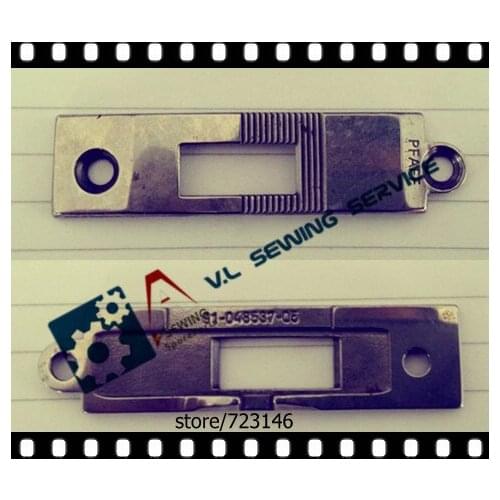 91-048537-05 NEEDLE PLATE NEEDLE PLATE FOR PFAFF 591 574 571 INDUSTRIAL SEWING MACHINE PFAFF SHOE MACHINE