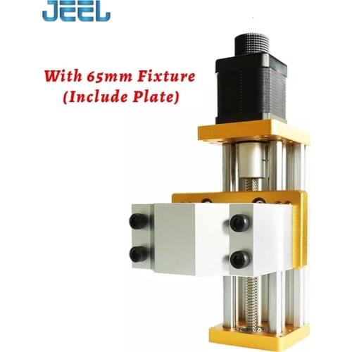 Aluminum Z-Axis Sliding Table with Adapter Plate, Can Use 52/65mm Spindle Fixture for CNC 3018 Engraver Accessories