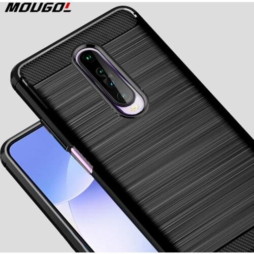 For Xiaomi Redmi K30 Case Carbon Fiber Cover Shockproof Phone Case For Redmi K 30 K30 Pro Cover Flex Bumper Durable Shell