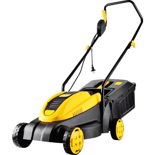 Electric Lawn Mower 220V 1300W High-power Household Garden Push-type Lawn Mower Auto String Cutter Pruning Garden Tools HK-ELM01