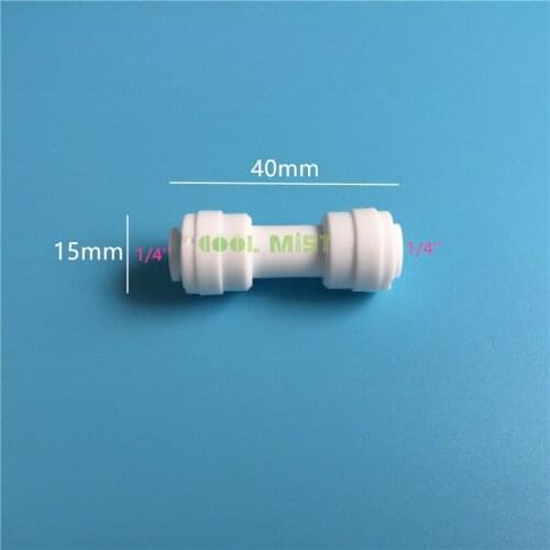 H174 High quality food grade material joiner connectors slip lock 2 points 1/4'' size for garden mist cooling system 20pcs/pack