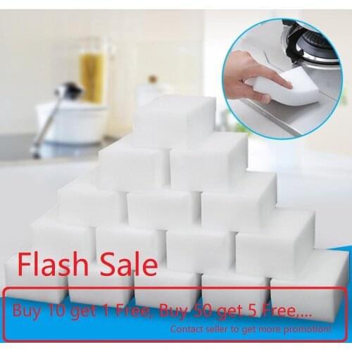 10*6*2cm Oil-proof Melamine Sponge Multi-functional Magic Cleaner for Kitchen Office Bathroom Furniture Shoes Household Sponge