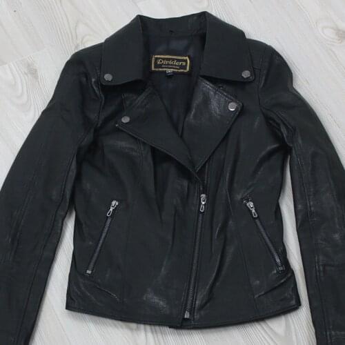 Genuine Sheepskin / Lamb Astragan Quality / Turkish Work / Keeps Warm / Waterproof / New Fashion / Leather Jacket