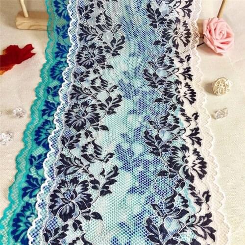 NO3237 23CM Two-colors Hot-Selling Eco-Friendly Elastic Spandex Nylon Lace for Underwear