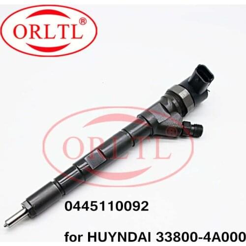 NEW 0445110092 ( 0 445 110092) 33800-4A000 Common Rail Sprayer Injector 0445110718 For HUYNDAI