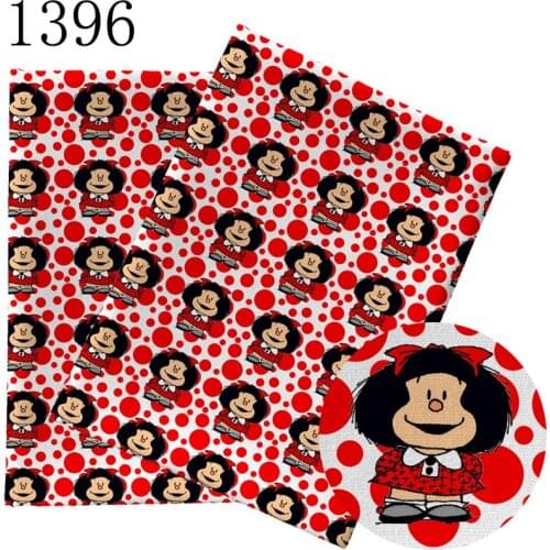 Half yard 45X145cm shopping bag fabric Print Polyester cotton DIY Material Pillow Hat sofa kird mask Handmade 1396