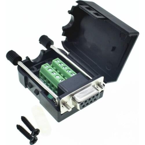 DB9 Connector COM transfer-free solder terminal DB9 Male Connector RS232 DB9 Breakout D-SUB Connector Female