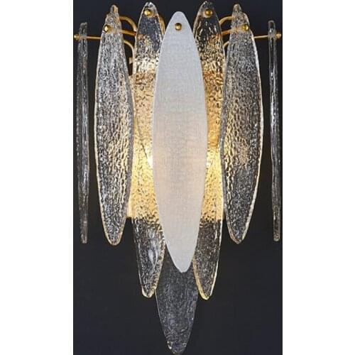 Light luxury modern minimalist dining room wall lamp nordic postmodern wall lamp living room creative aisle bedroom bedside lamp