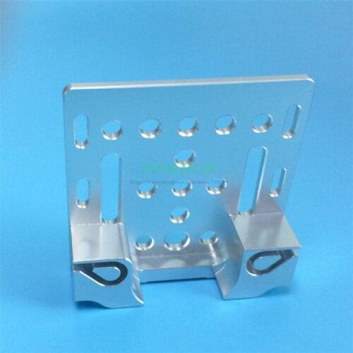 Silver/black V-Slot Openbuilds X-axis slider aluminum plate with timing belt buckle buckle 2020 profile board 3d printer part