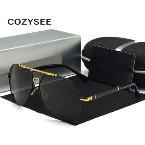 High Quality Sunglasses Men Polarized UV400 Driving Sun Glasses Mens Vintage Anti-glare Sunglass New oculos