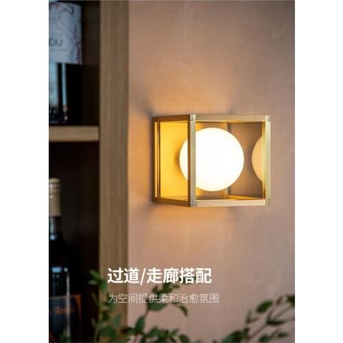 Modern Minimalist Long Strip Grille Wall Lamps Living Room Decor Corridor Aisle Study Restaurant Bedroom Luxury Glass Art Lights