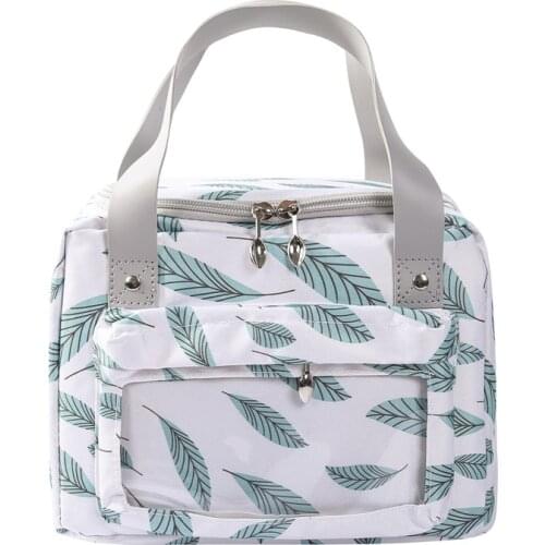 Lunch Bag, Insulated Handbag, Storage Cold Warm Soft Lining Picnic/Boating/Beach/Fishing/Work Portable Pack