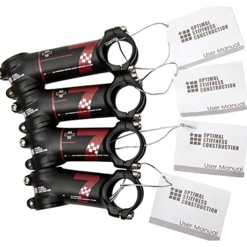 Ultralight 3D forged MTB UNO 7 angle 7050 Alloy Aluminum ROAD bike handlebar stem part 31.8 80/90/100/110/120/130 -17 degrees